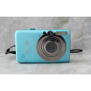 Canon PowerShot SD1200 IS Digital ELPH Camera Blue Pre-Owned